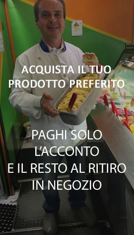 banner paga acconto e il resto al ritiro